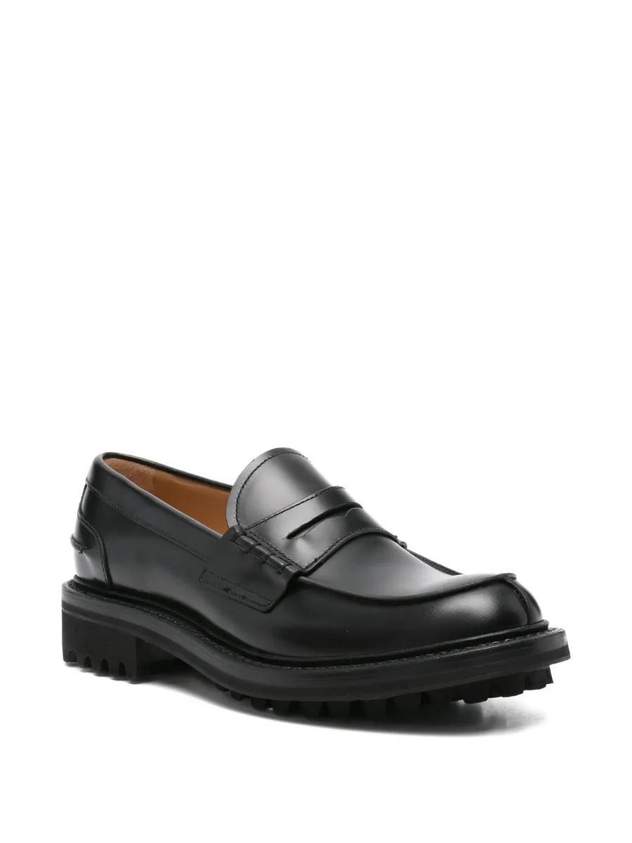 penny-strap leather loafers 4