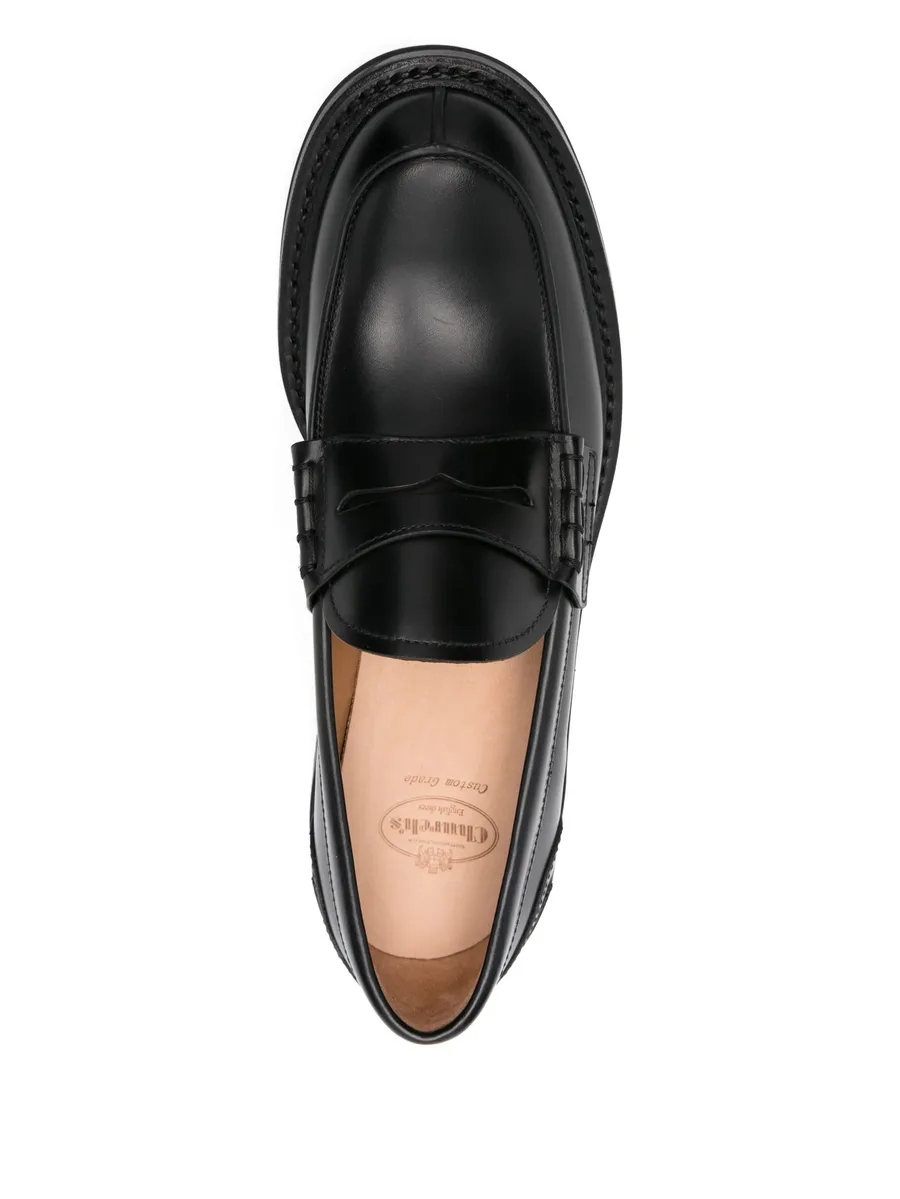 penny-strap leather loafers 7