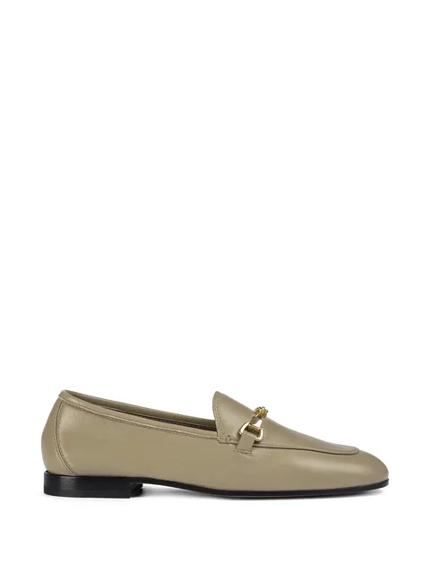 horsebit-detail leather loafers