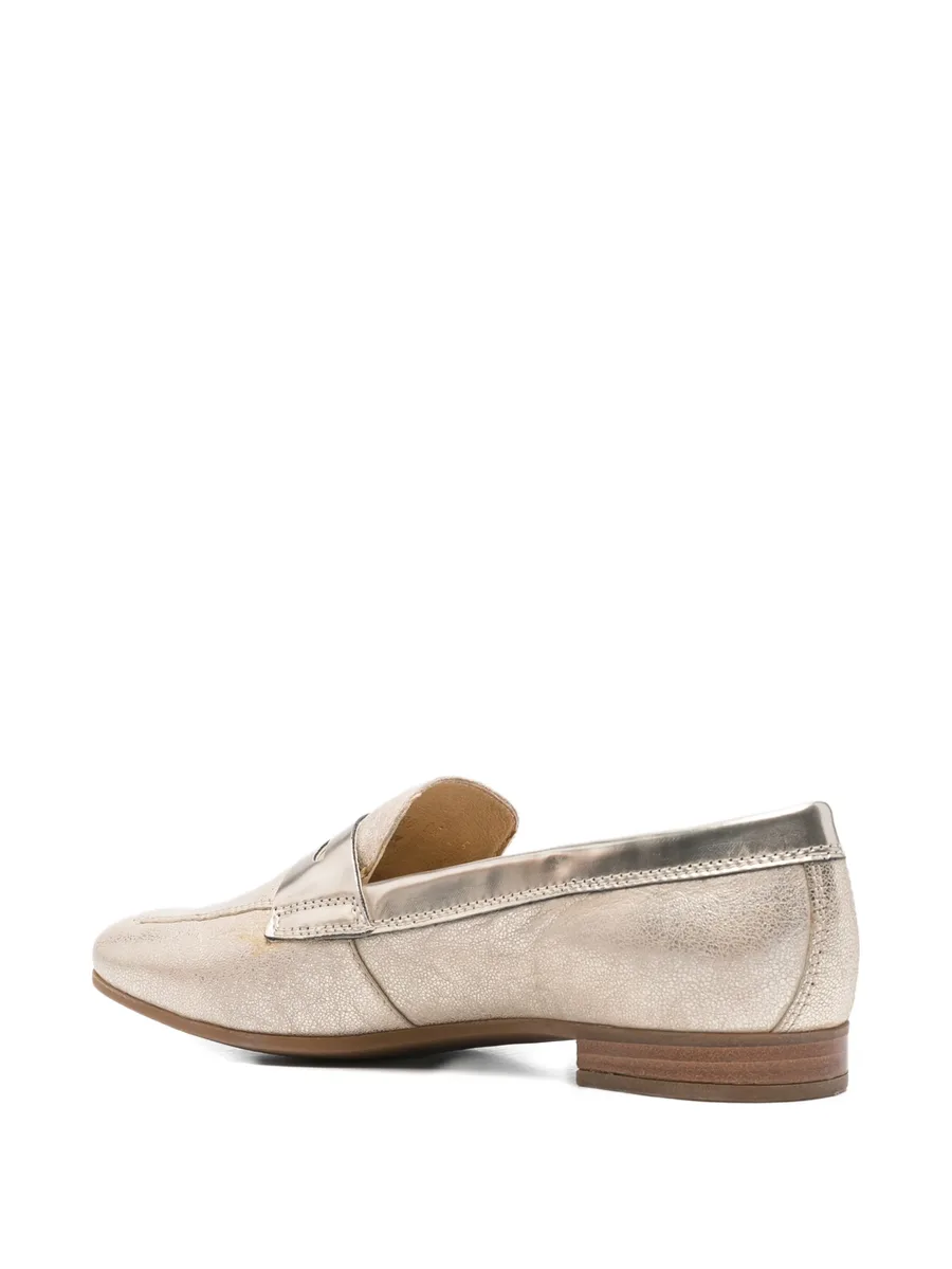 metallic-penny loafers 6