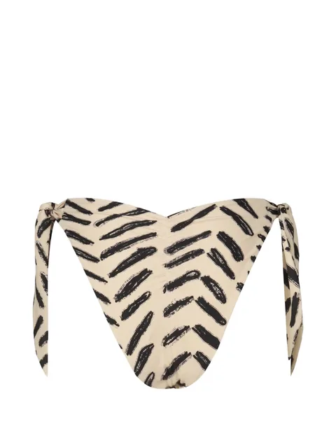 Existentialism side-tie bikini bottoms