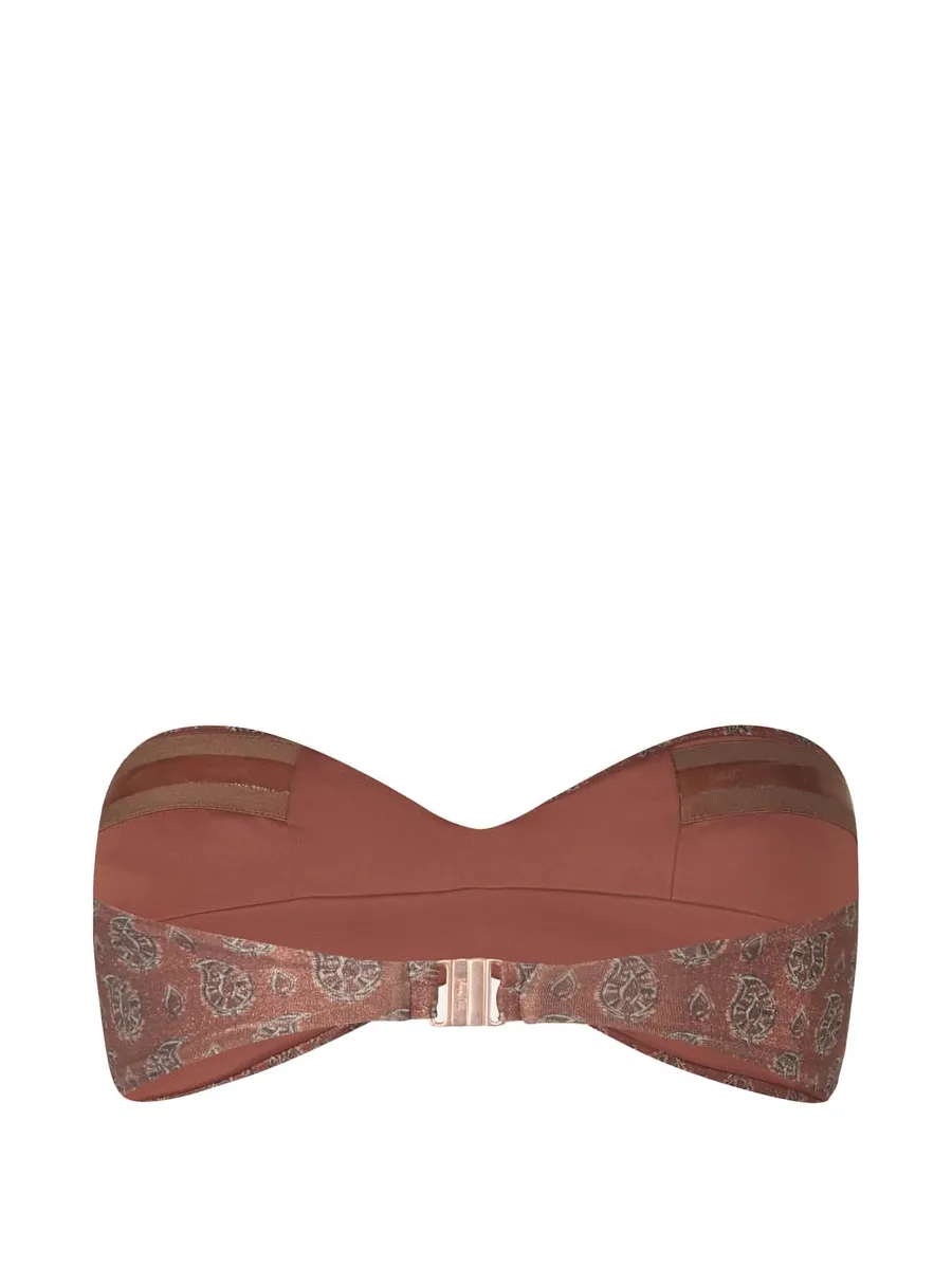Sea Sprite paisley-print bikini top 2