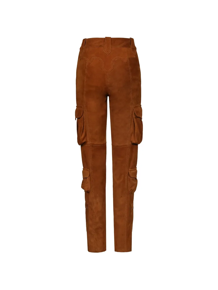 Safari Cartography suede cargo pants 2