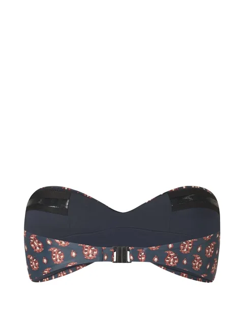 Sea Sprite paisley-print bikini top