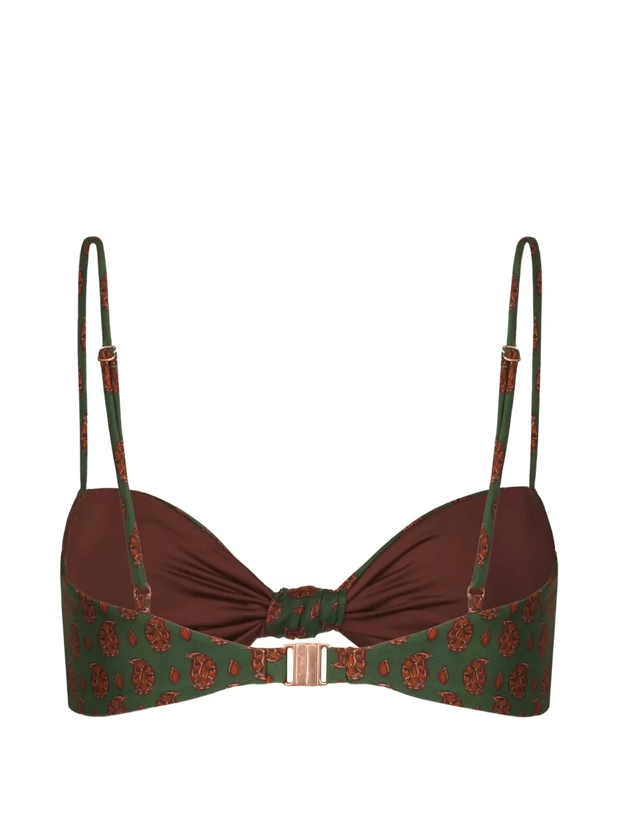 Bandana Marina paisley-print bikini top 2