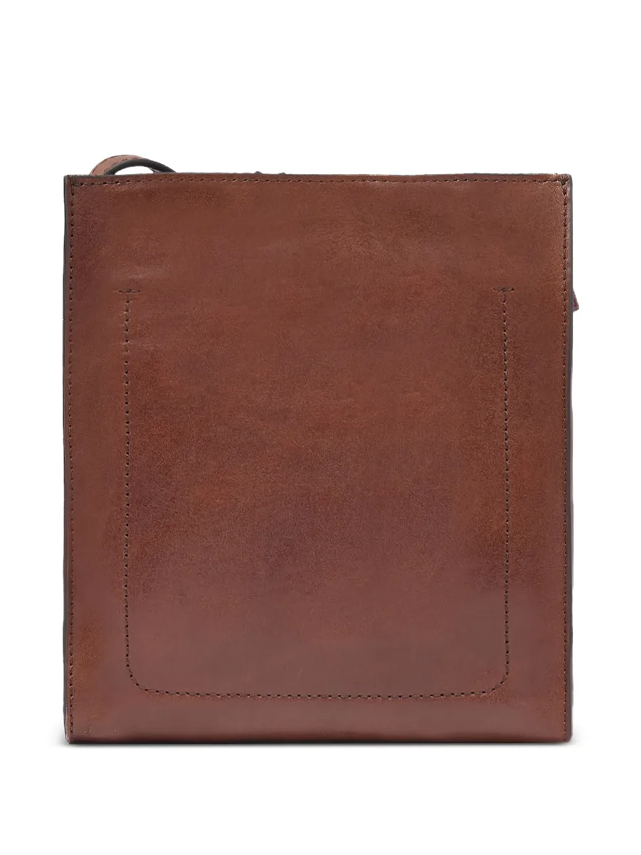 small logo-plaque leather shoulder bag 6