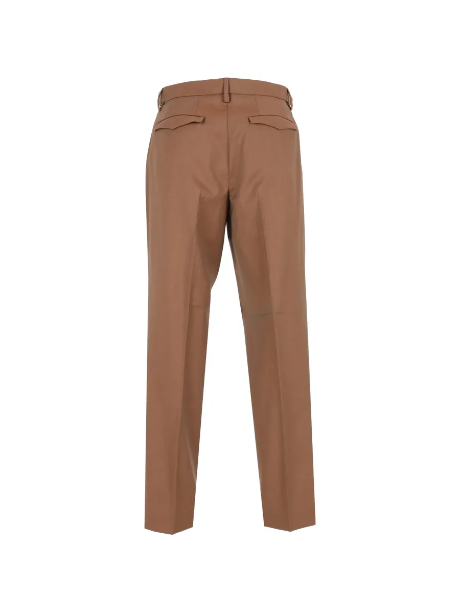 Masco pleated virgin wool trousers 2