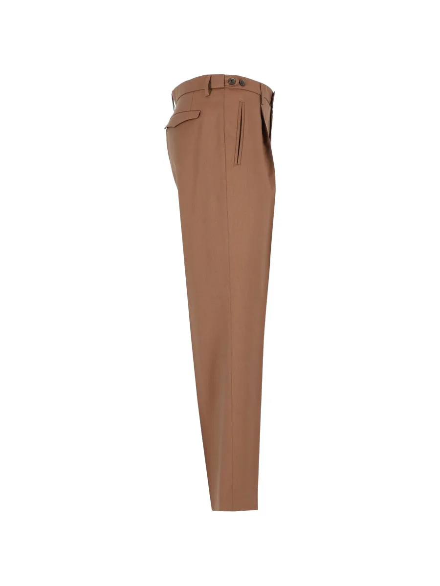 Masco pleated virgin wool trousers 3