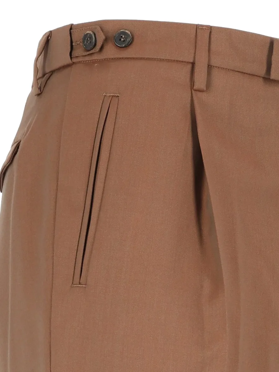 Masco pleated virgin wool trousers 4