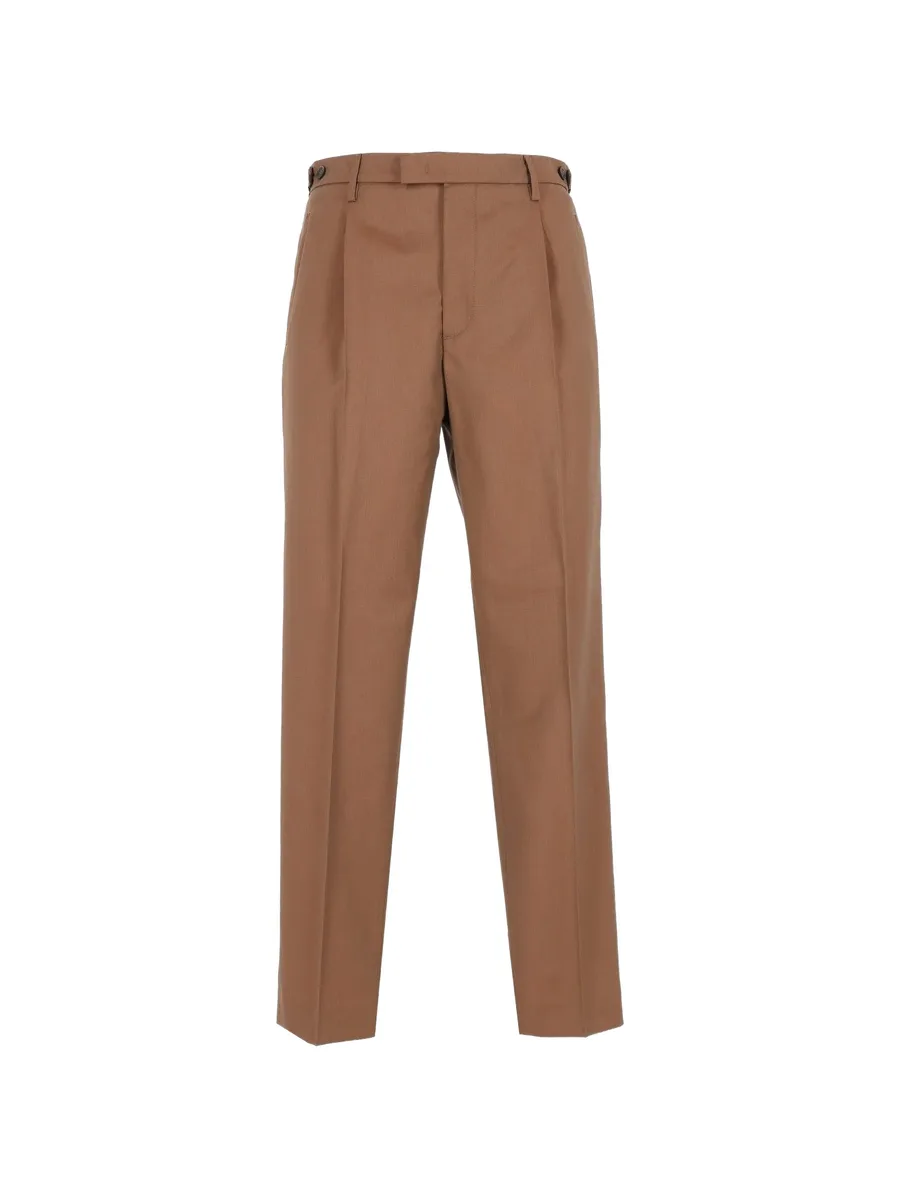 Masco pleated virgin wool trousers 1