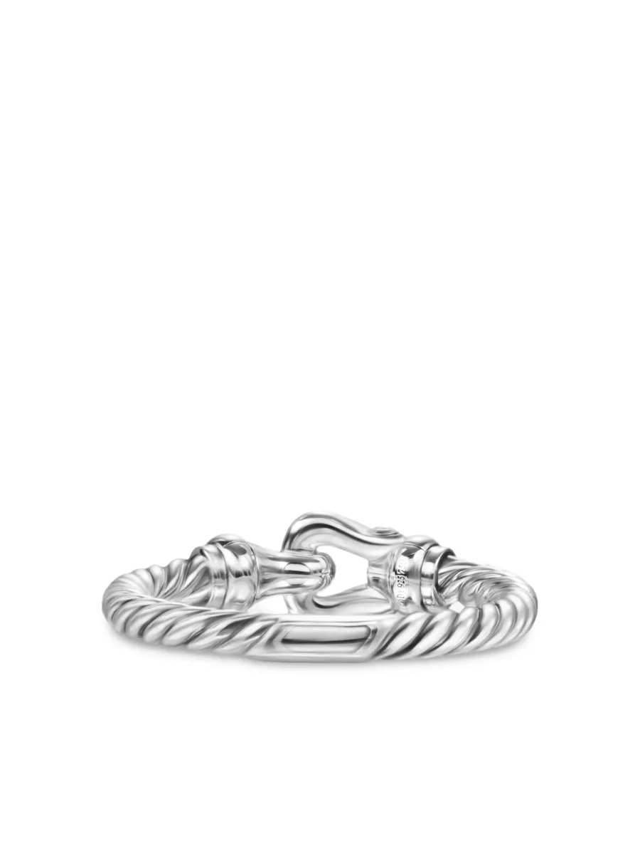 серебряное кольцо Petite Buckle с бриллиантами 12