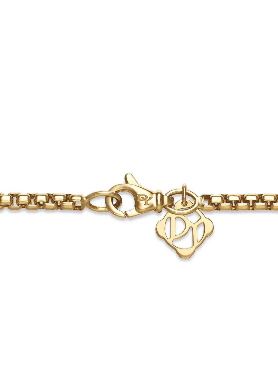 колье Box Chain из желтого золота (2.7 мм) 7