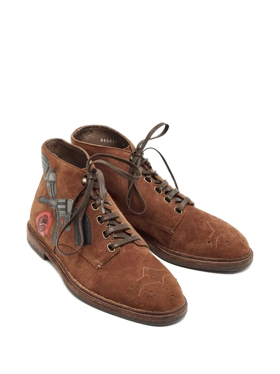 2024 suede embroidered boots 4