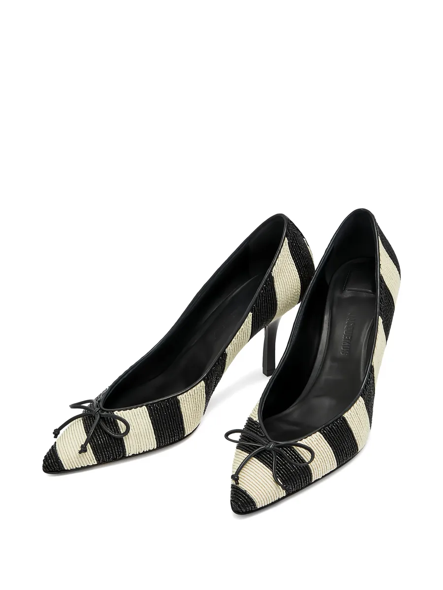 striped bow pumps 4