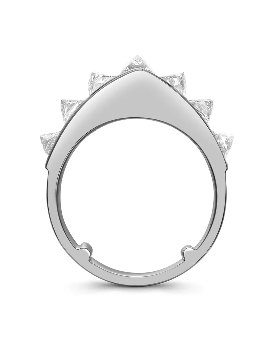 кольцо RockChic из белого золота с бриллиантами 6