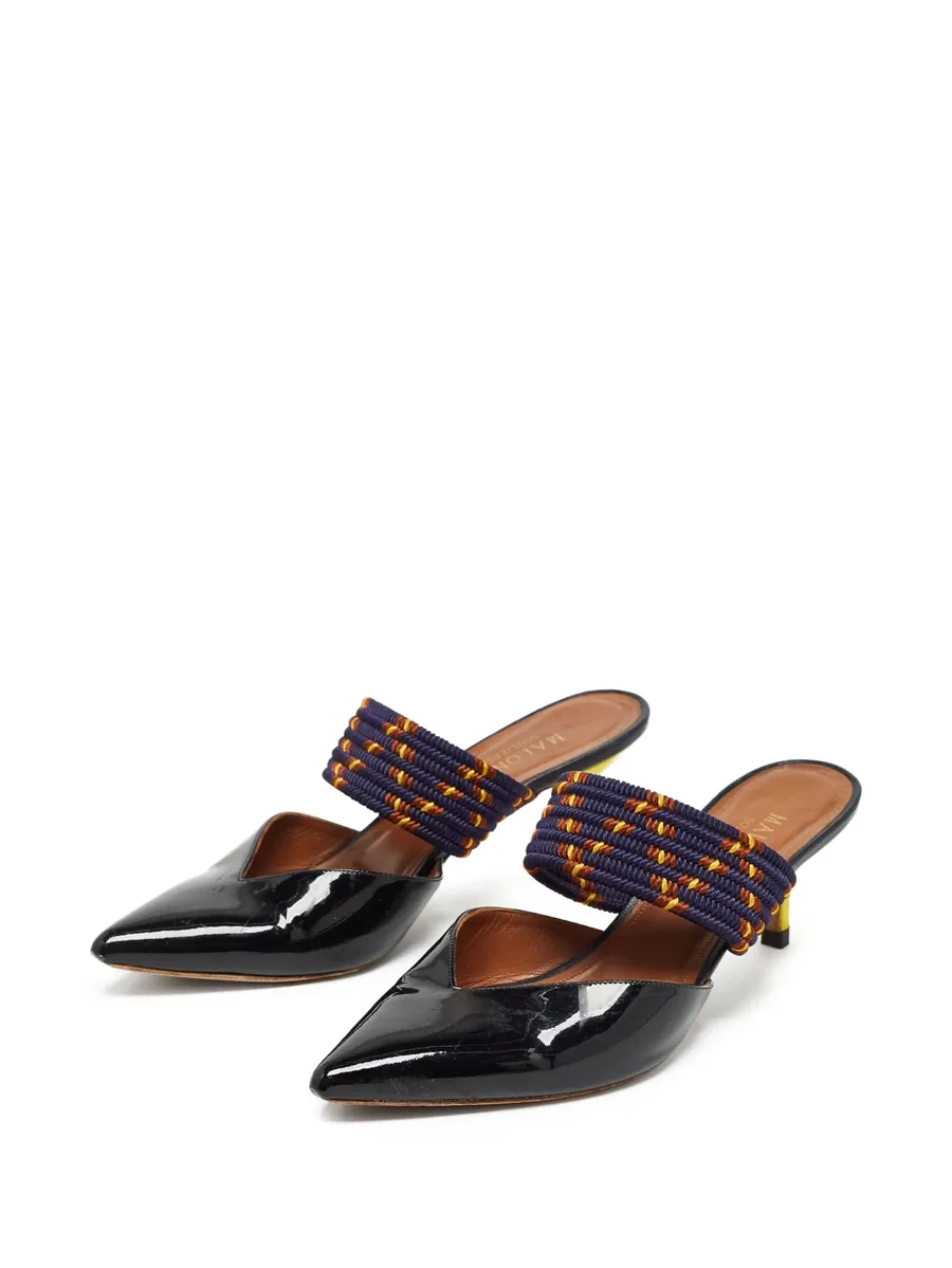 pre-owned 60mm Maisie pointed-toe mules 5