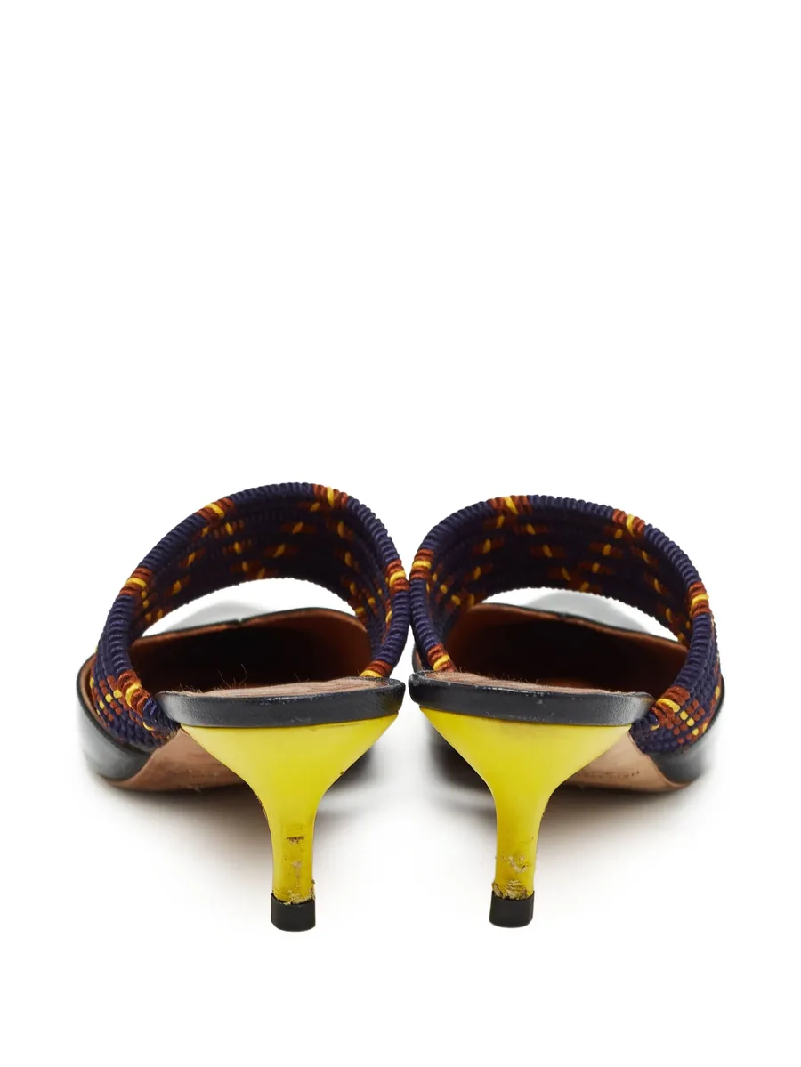 pre-owned 60mm Maisie pointed-toe mules 8