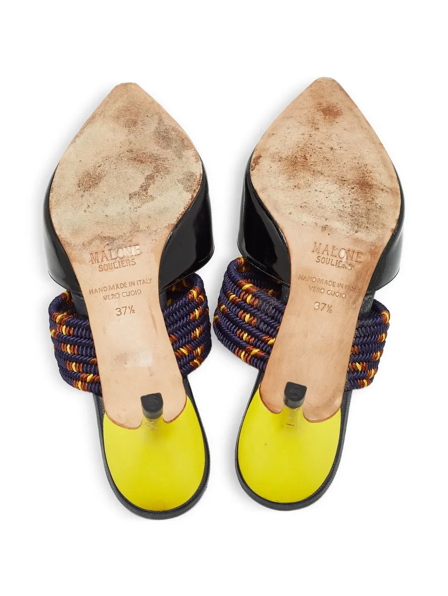 pre-owned 60mm Maisie pointed-toe mules 10