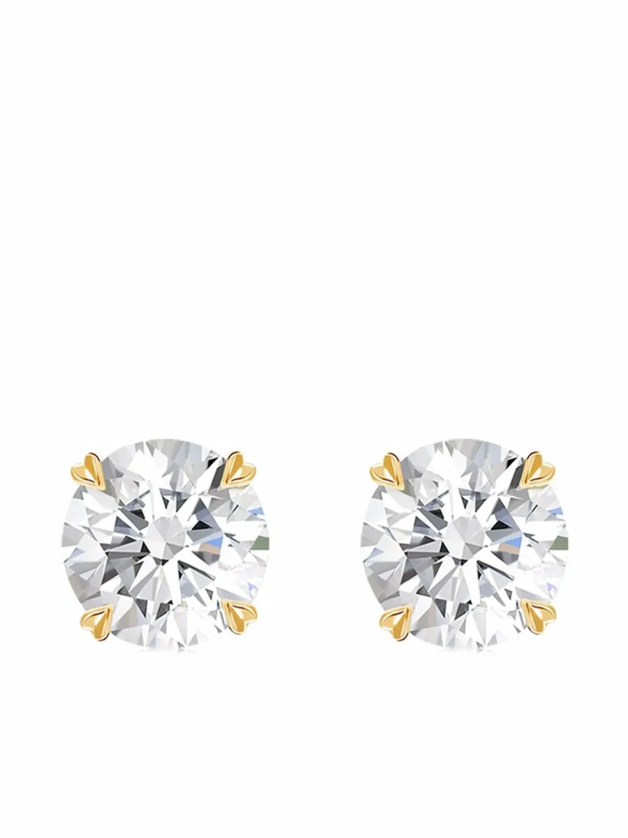 серьги-гвоздики из желтого золота с бриллиантами Windsor 0.46ct 1