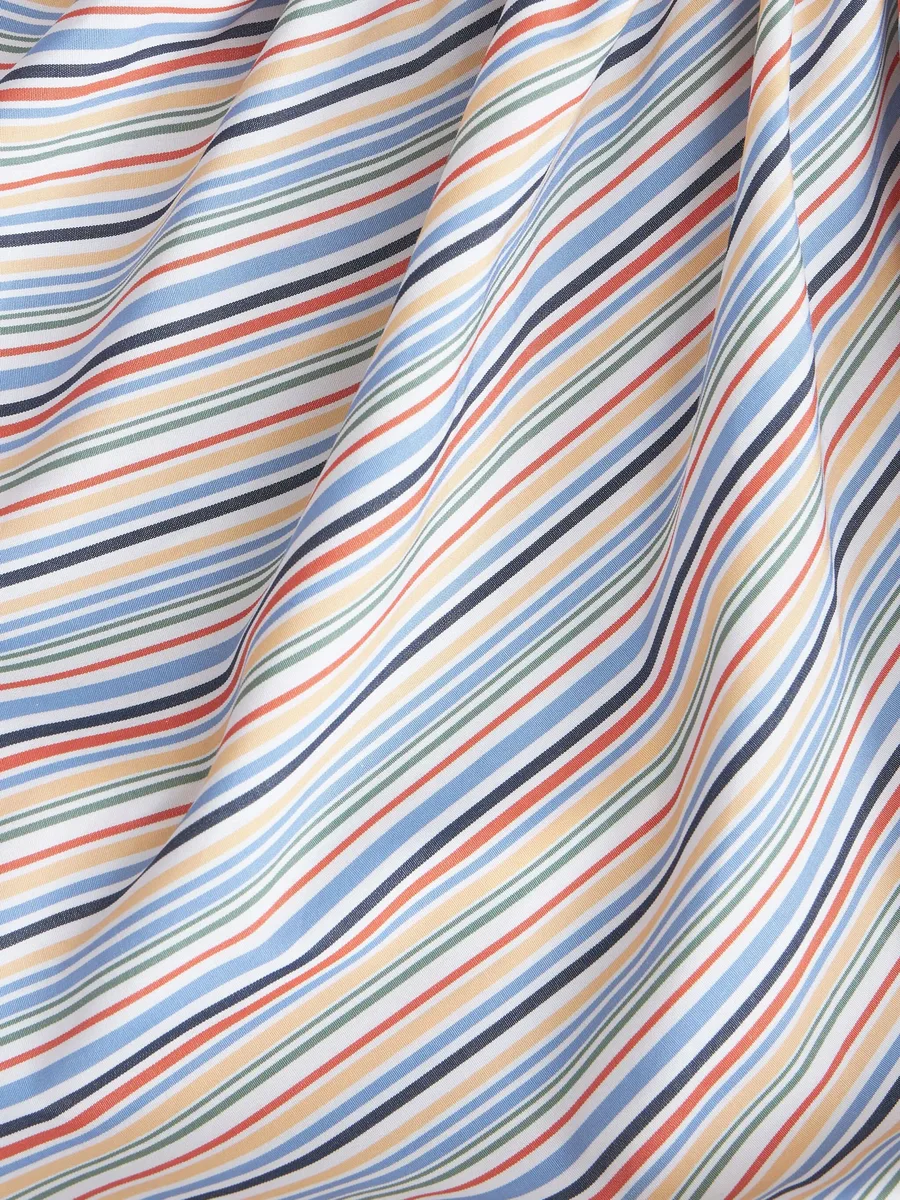 striped gathered cotton blouse 9