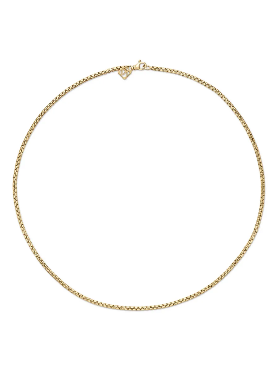 колье Box Chain из желтого золота (2.7 мм) 5