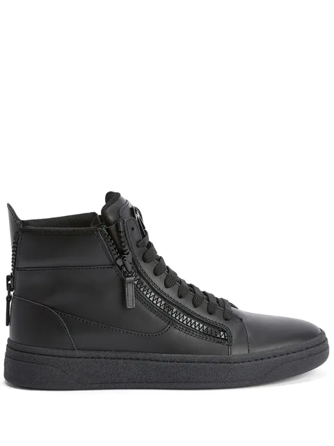 GZ94 leather high-top sneakers