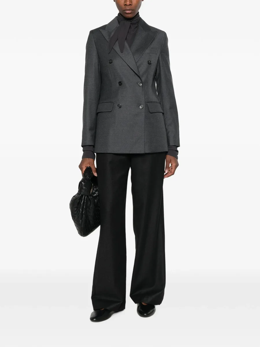 double-breasted peaked-lapel jacket 2