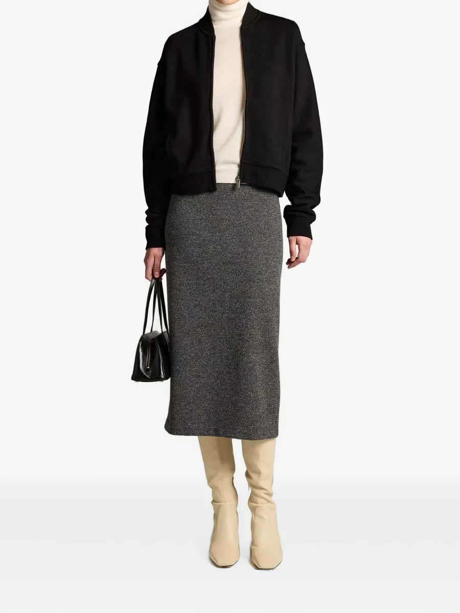 ponte-knit bomber jacket 2