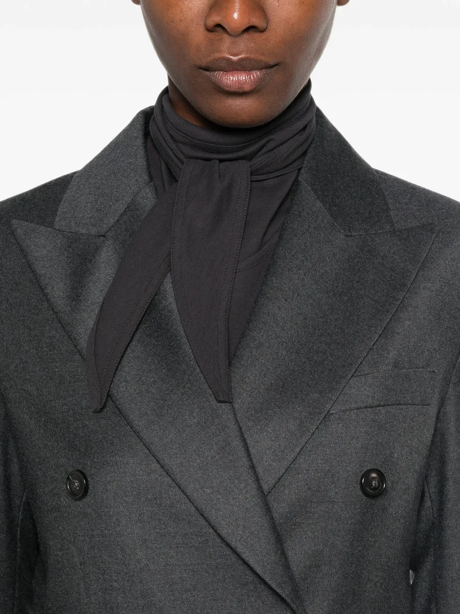 double-breasted peaked-lapel jacket 5