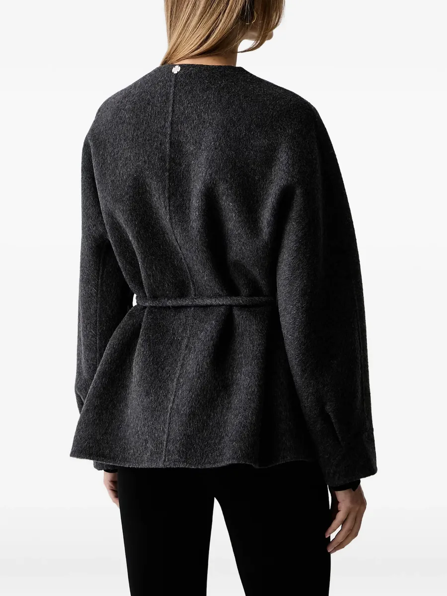 belted patch-pocket jacket 3