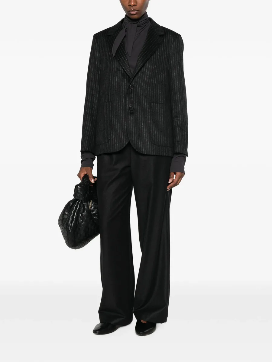 pinstripe-pattern notched-lapels jacket 2