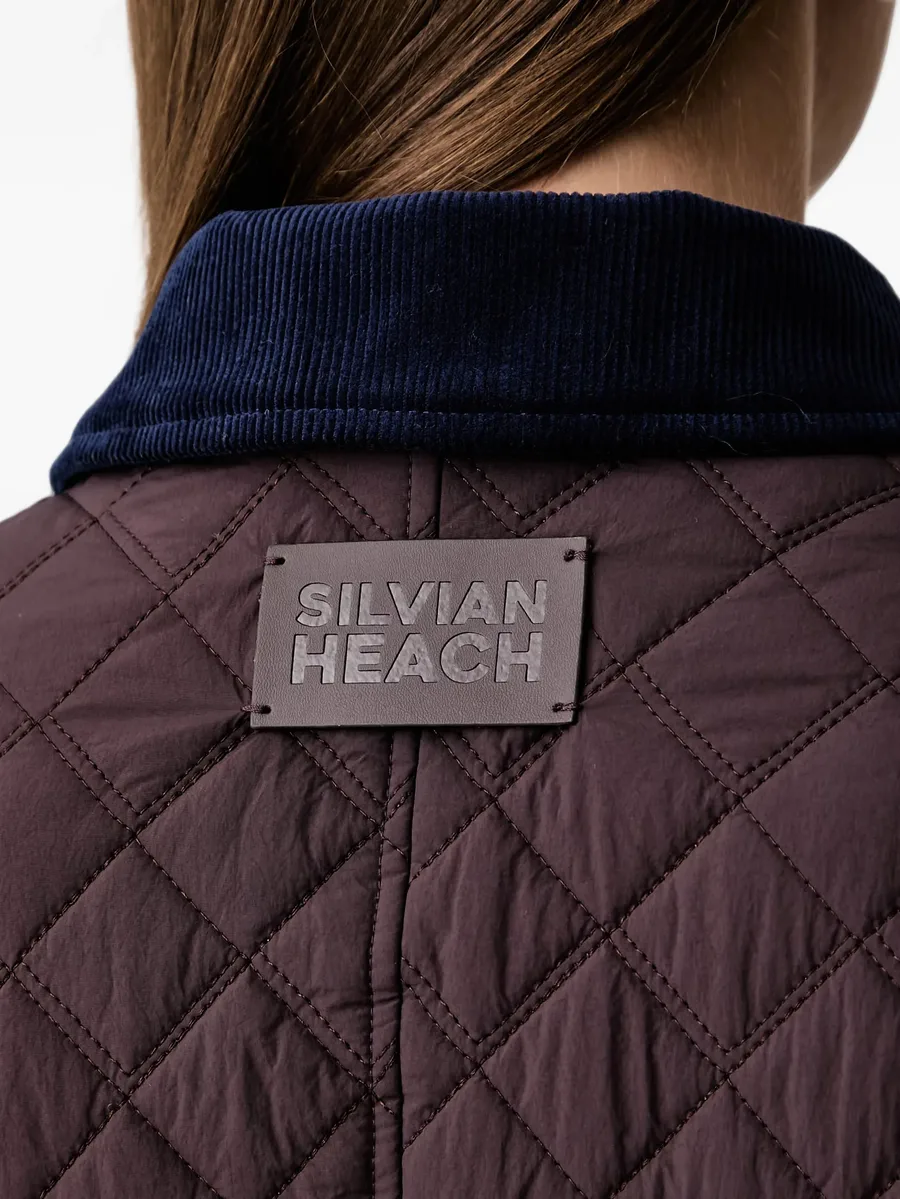 Vutsov quilted corduroy-collar jacket 5