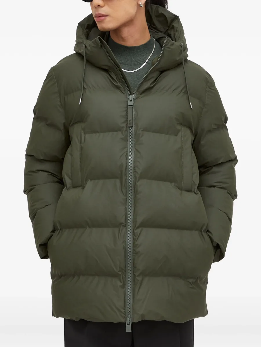 hooded-neckline padded jacket 2