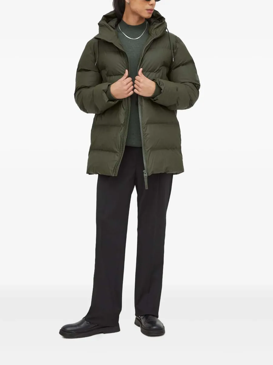 hooded-neckline padded jacket 4
