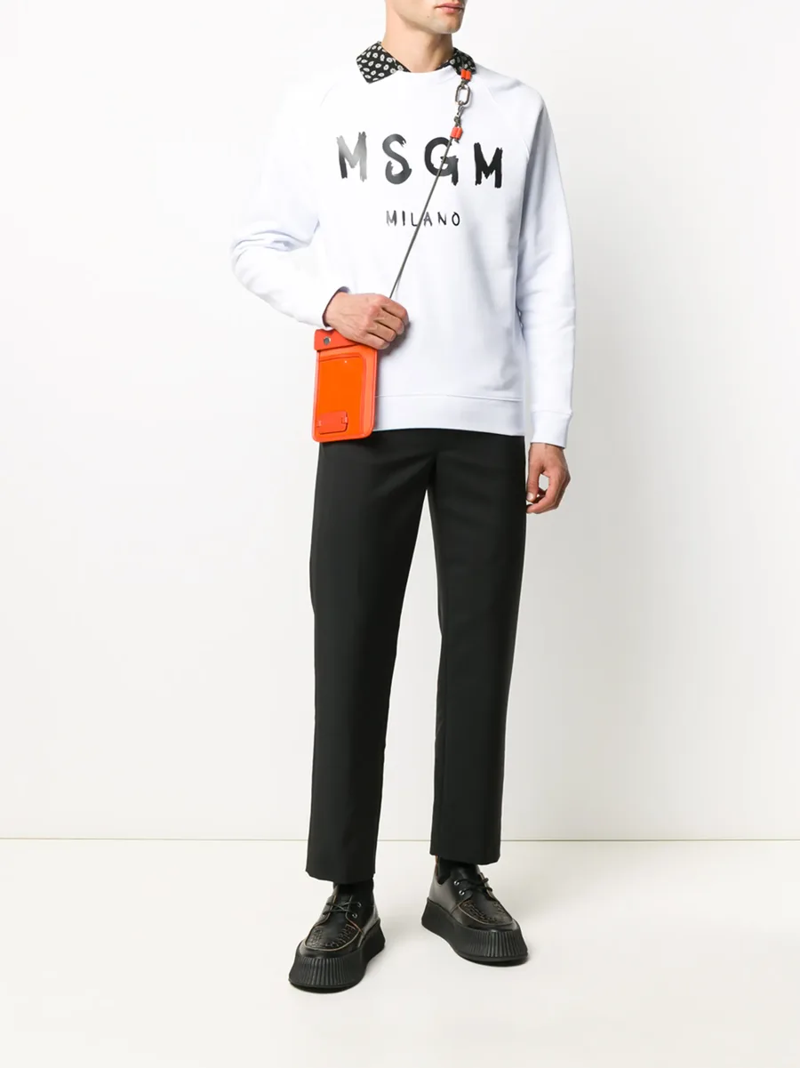 printed logo sweatshirt 3