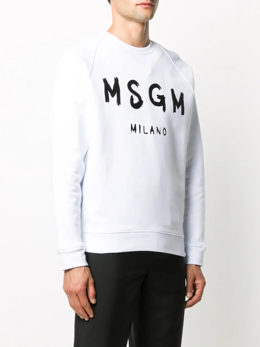 printed logo sweatshirt 5