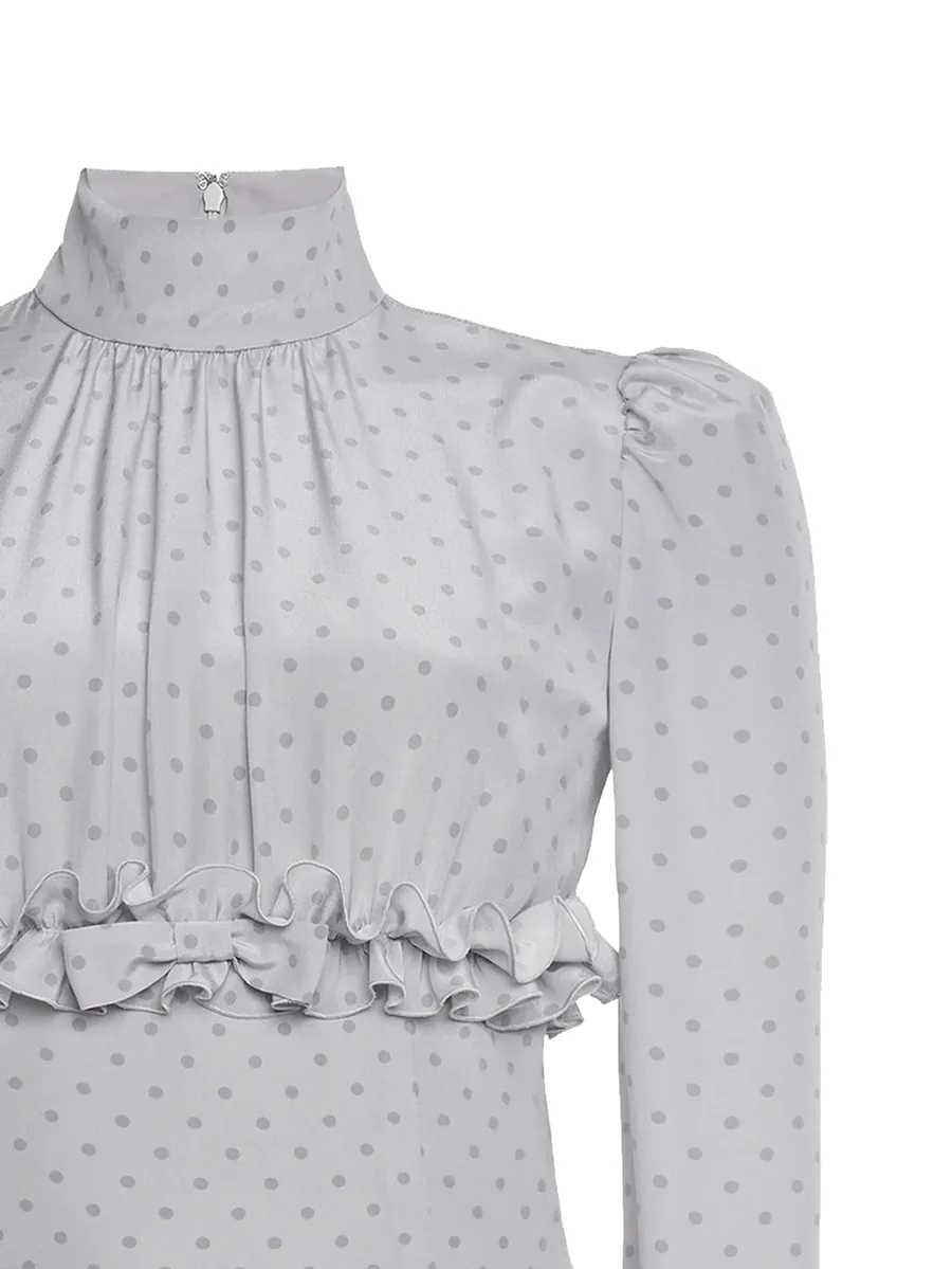 ruffled-detail mini dress 5