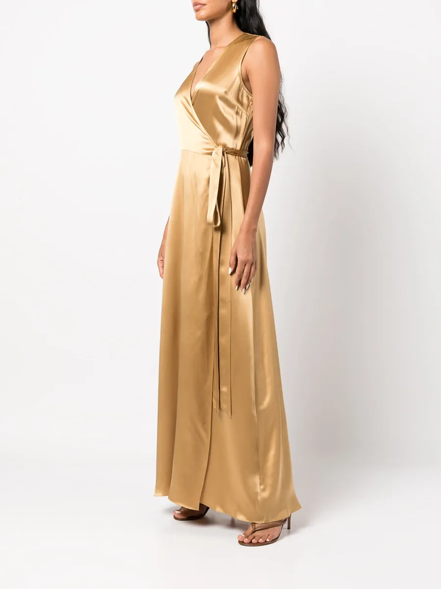 silk maxi wrap dress 5