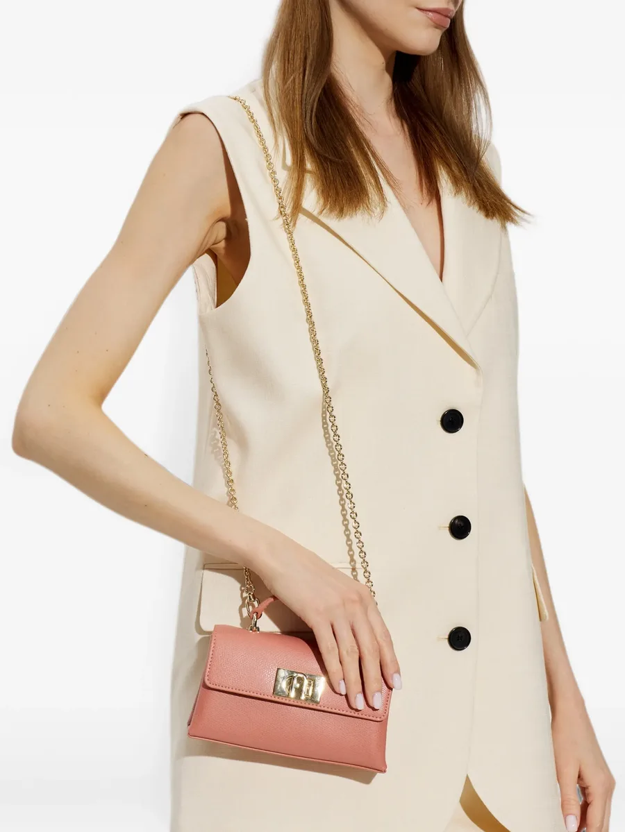 logo-plaque leather mini bag 3