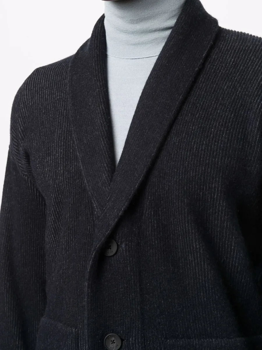 ribbed-knit cardigan 7