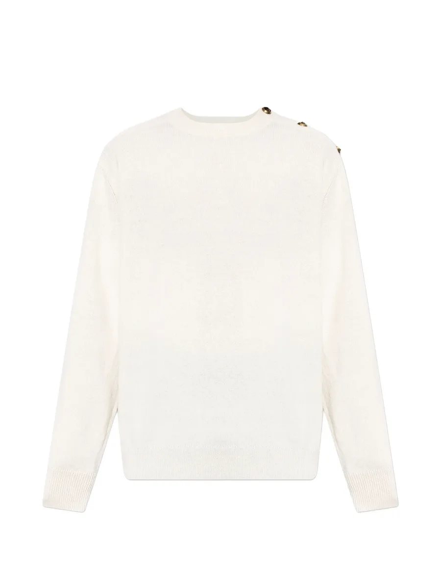 button-detail long-sleeve sweater 1