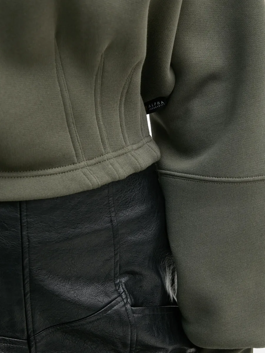 cinched-waist hoodie 10