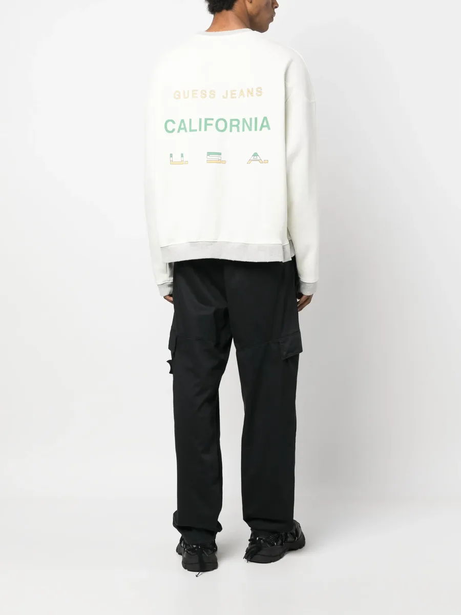logo-print jersey sweatshirt 3