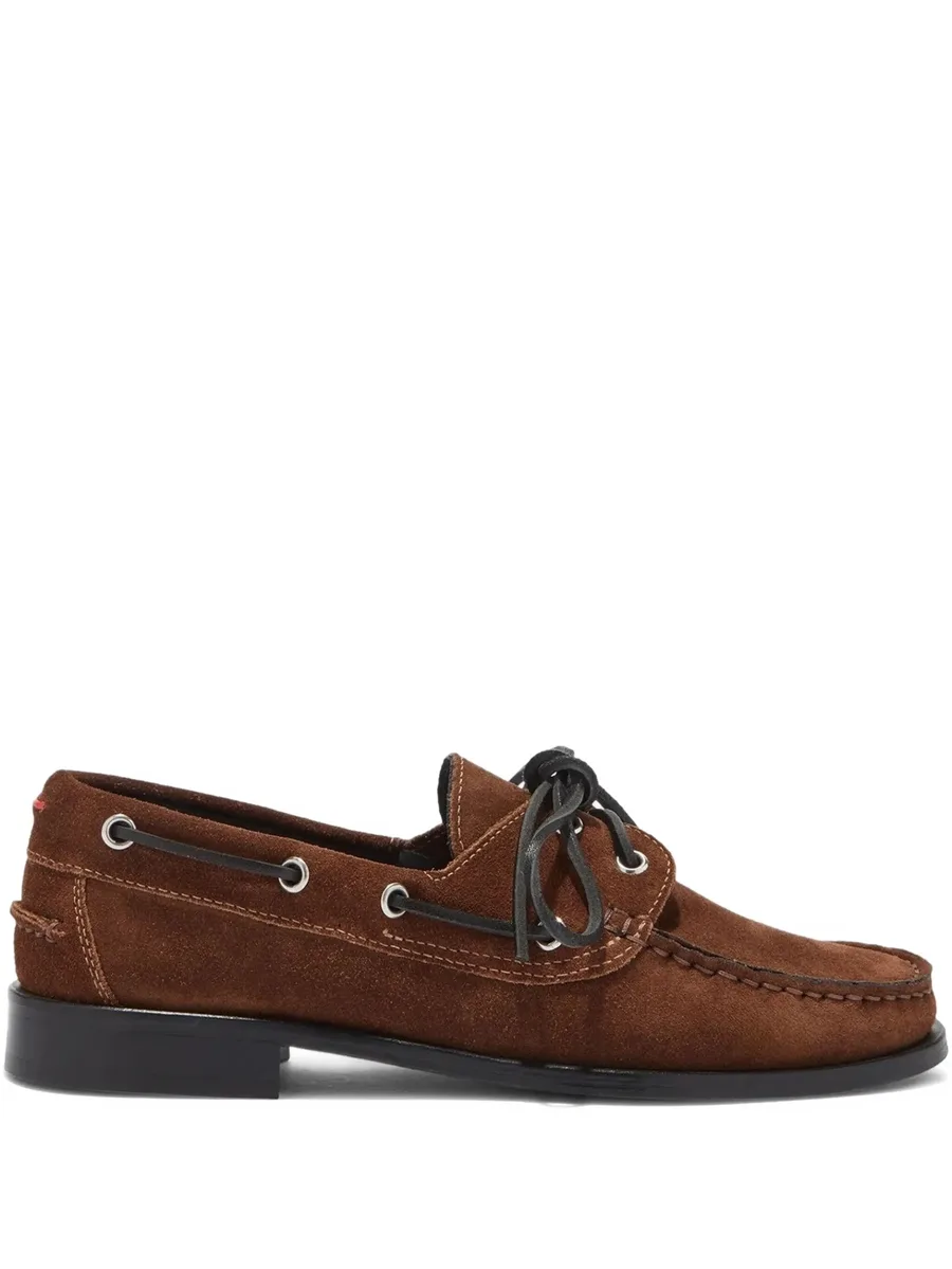 Harris lace-up suede loafers 2