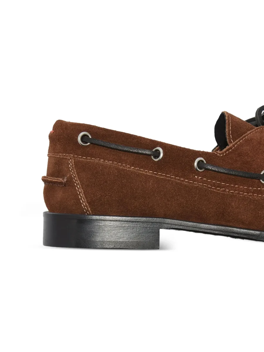 Harris lace-up suede loafers 8