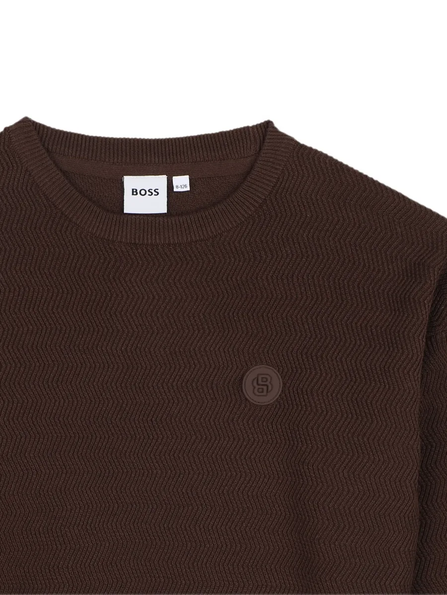 logo-patch sweater 3