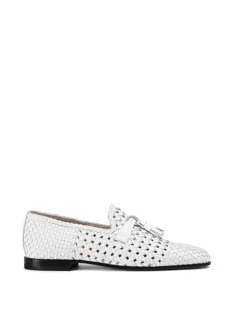 woven loafers