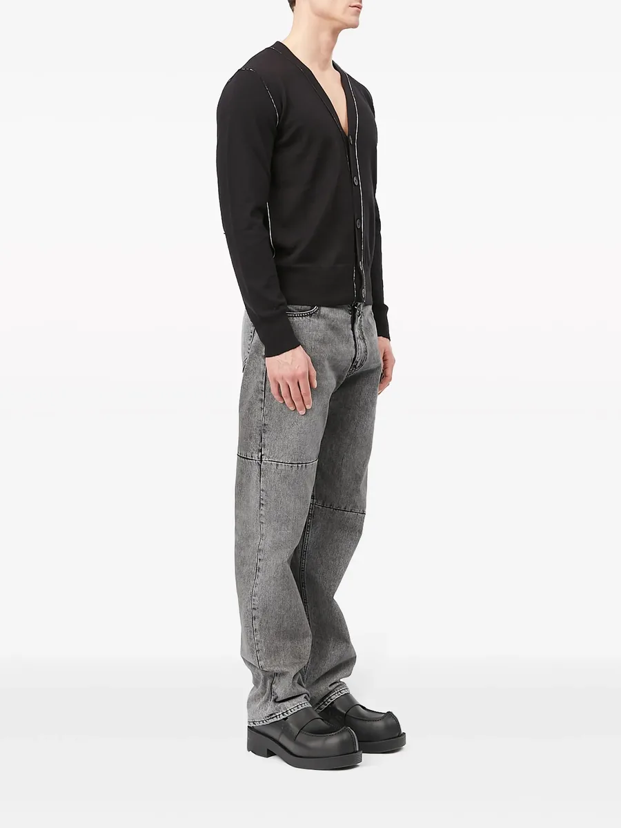 single-stitch fine-knit cardigan 6