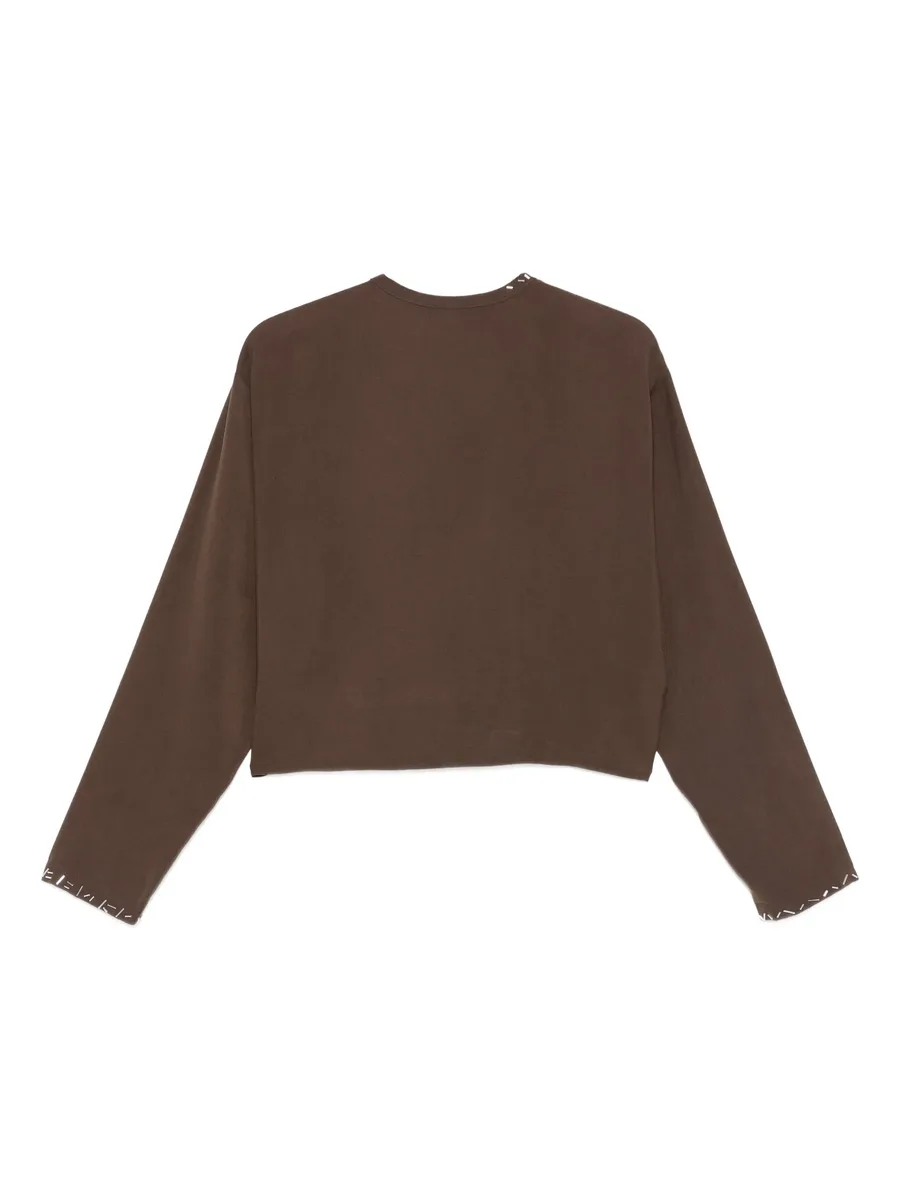 embellished-trim top 3