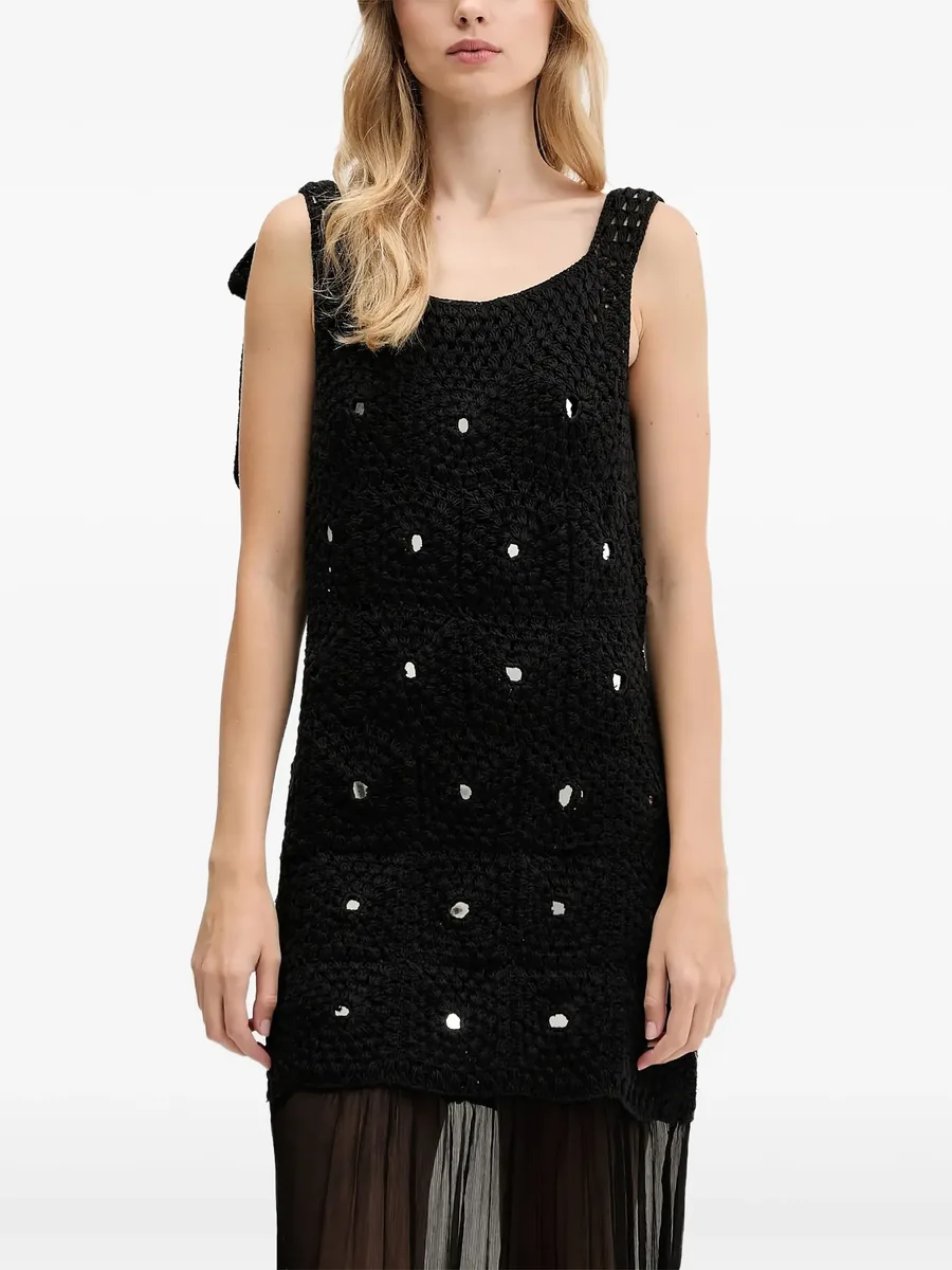 tie-detail embellished maxi dress 9